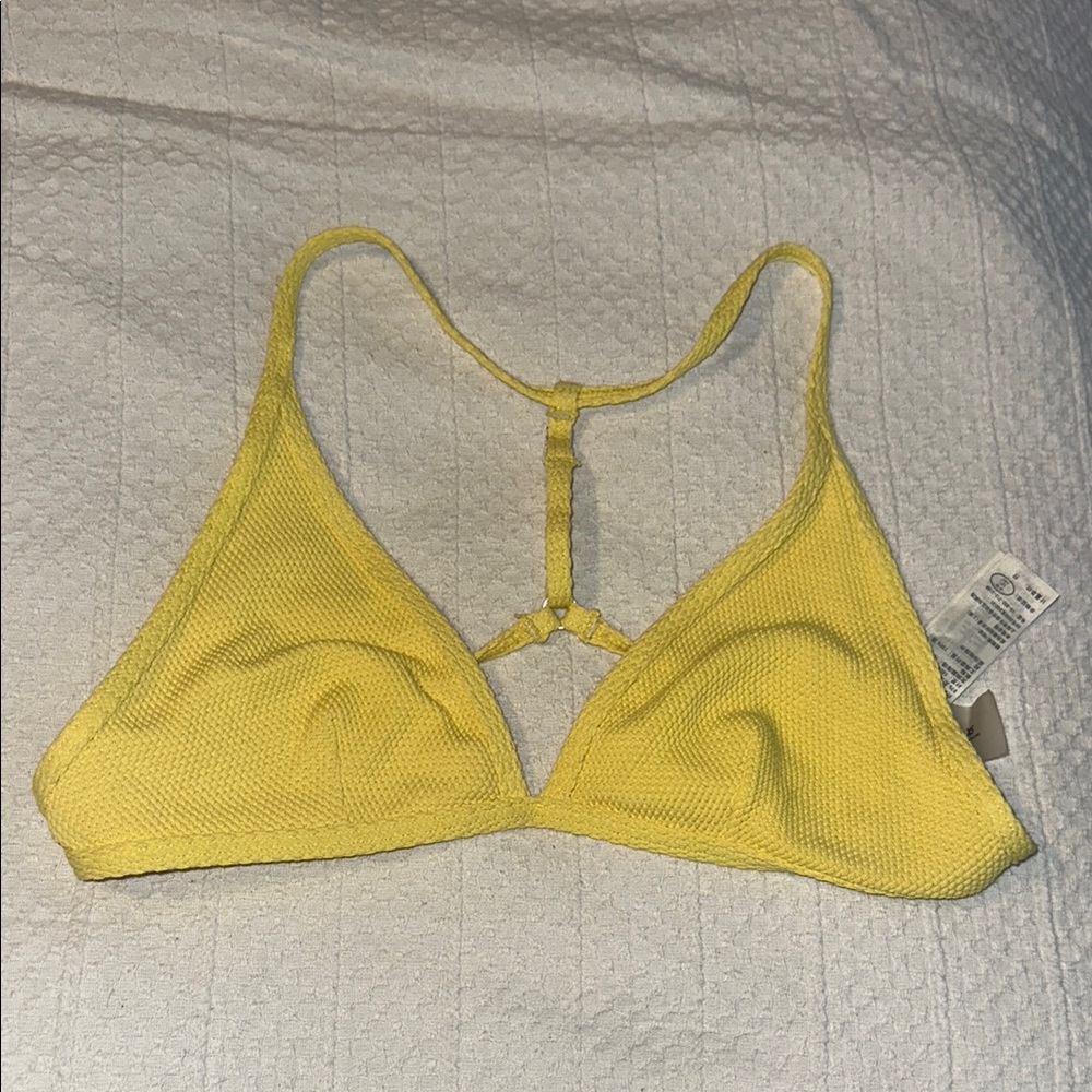 Yellow Women's Bikini Top
